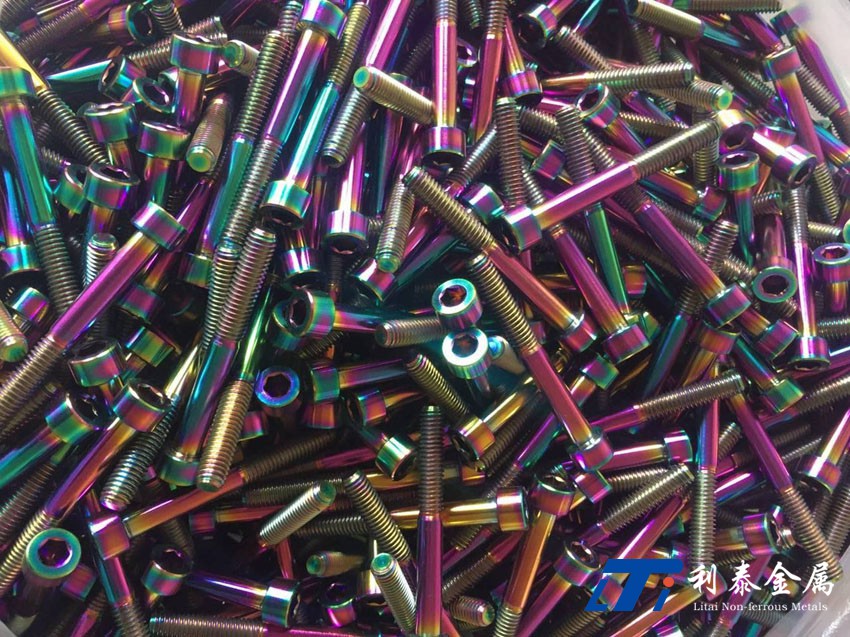 鈦內六角螺栓、鈦螺母、標準件、鈦螺絲 