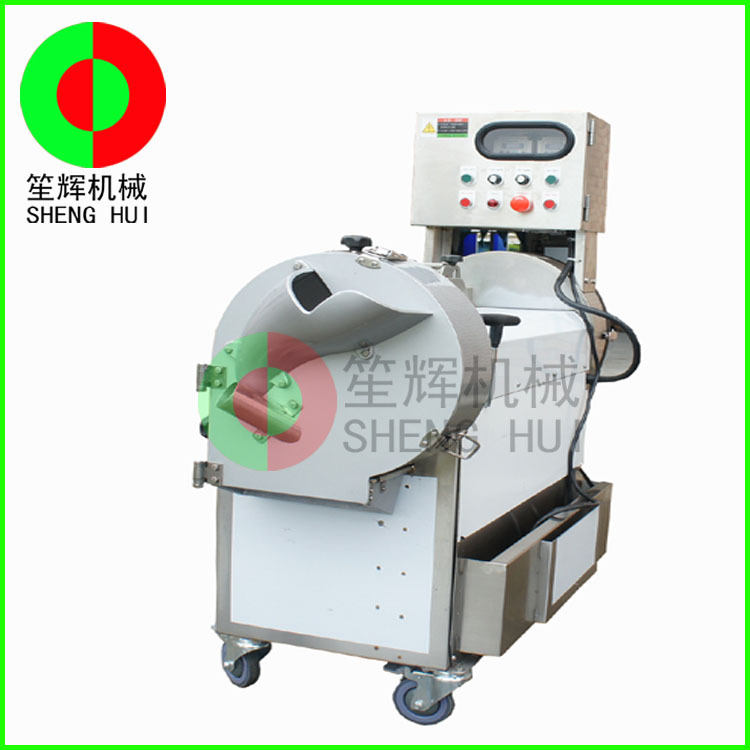 大型商用切菜機(jī) 高產(chǎn)量瓜果切絲切片切丁 不銹鋼自動(dòng)多功能切菜機(jī)