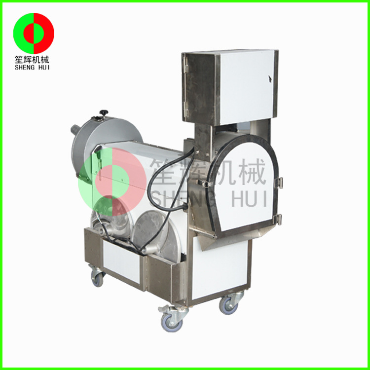 大型商用切菜機(jī) 高產(chǎn)量瓜果切絲切片切丁 不銹鋼自動(dòng)多功能切菜機(jī)