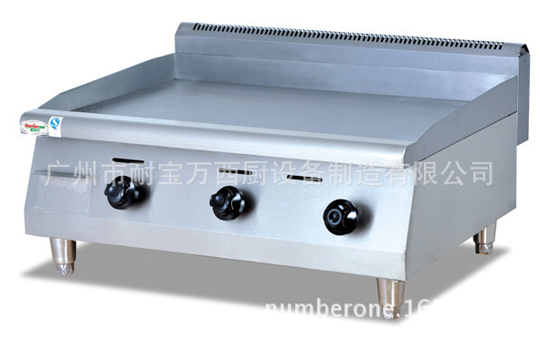 商用臺(tái)式平扒爐 耐寶萬(wàn) 燃?xì)獠讳P鋼鐵板扒爐 鐵板魷魚(yú)機(jī) 煎餅機(jī)