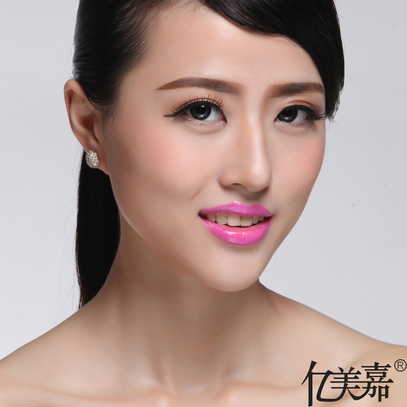 億美嘉 歐美高檔微鑲圓形鋯石耳釘新娘飾品批發(fā) 速賣(mài)通爆款 外貿(mào)