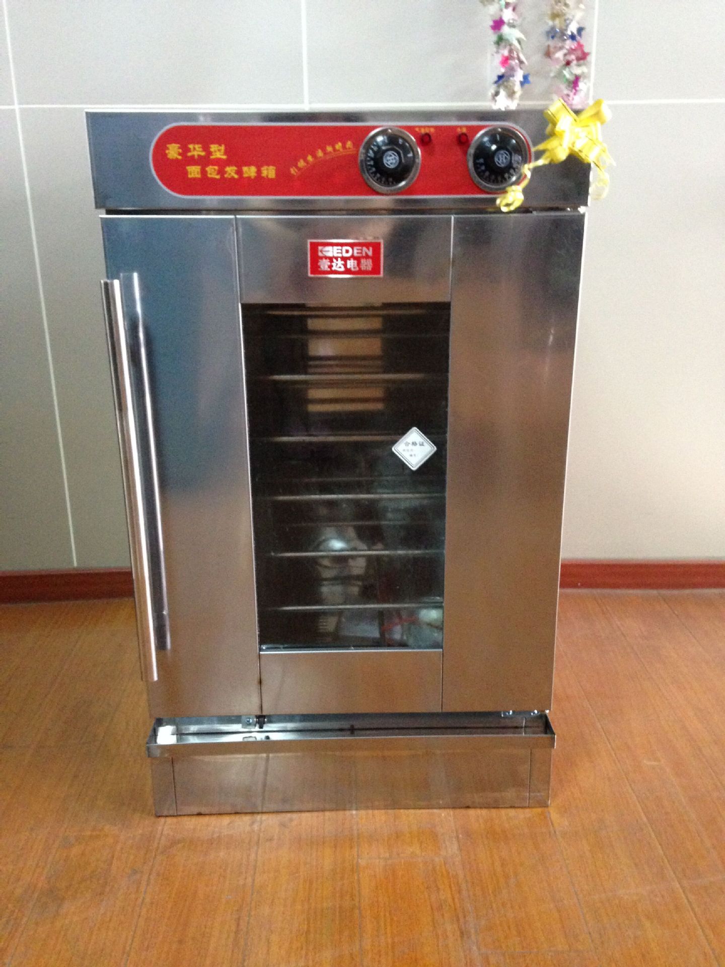 6盤小型家用商用不銹鋼熱風循環(huán)面包食品發(fā)酵箱/蛋糕烘焙醒發(fā)箱