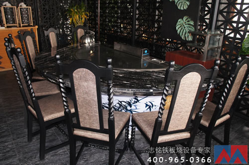志銘鐵板燒品牌直銷(xiāo) 十人座拱形鐵板燒設(shè)備 鐵板燒臺(tái) 商用鐵板機(jī)