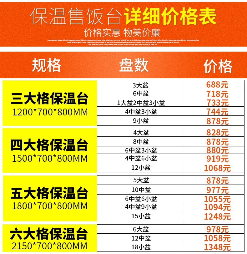 悍舒商用電熱保溫售飯臺(tái)不銹鋼暖湯池保溫爐快餐車湯菜爐快餐車