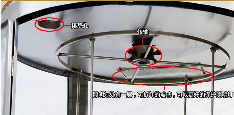 廠家商用850雙層烤禽烤鴨爐自動旋轉(zhuǎn)燃氣果木炭兩用烤雞鴨機器