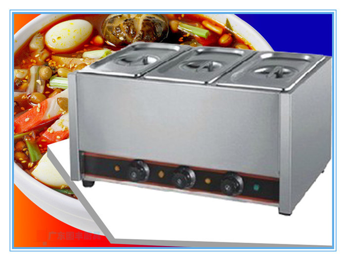王子西廚EH-840-3臺式電熱關(guān)東煮商用臺式三頭煮魚丸機便利店批發(fā)