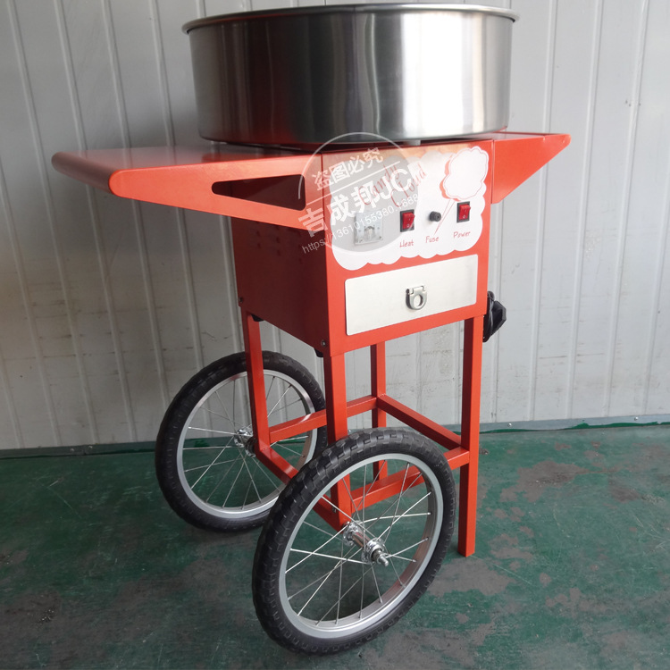 立式手推，商用電動棉花糖機，全自動商用棉花糖機