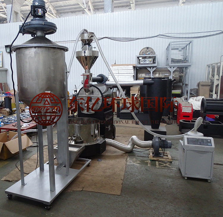 京億 60KG全自動商用燃?xì)饪Х榷购姹簷C 咖啡莊園烘焙機 東億直銷