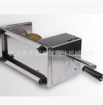 商用龍卷風(fēng)土豆機(jī)油炸鍋 手動(dòng)土豆塔機(jī)半自動(dòng)螺旋旋風(fēng)薯塔機(jī)