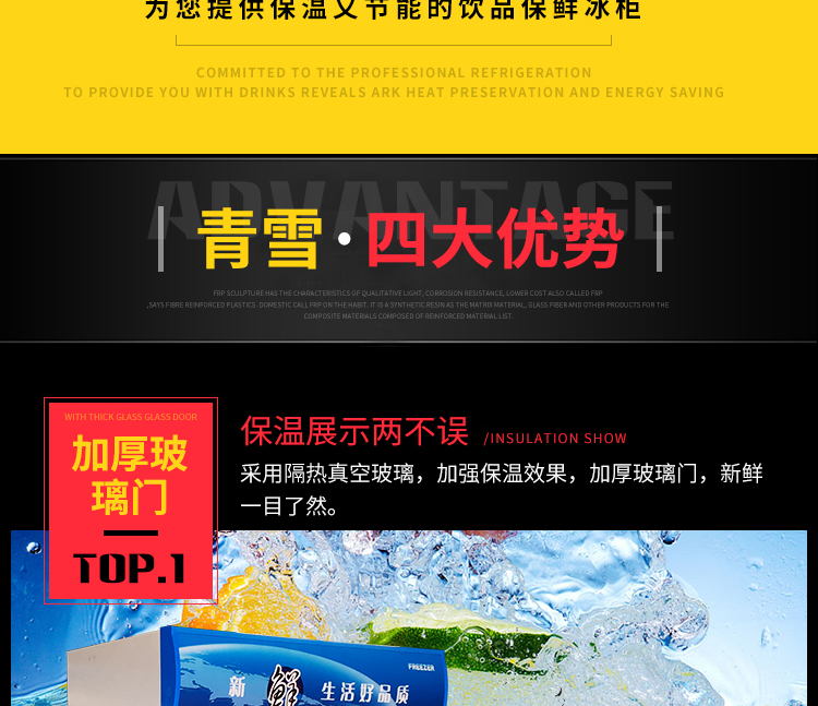 大型立式雙門(mén)冷藏柜保鮮柜冰柜冰箱展示柜冷柜商用飲料柜冷飲蔬菜