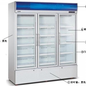 三門(mén)冷藏展示柜 風(fēng)冷冷藏飲料柜 展示柜冰箱 展示冰柜