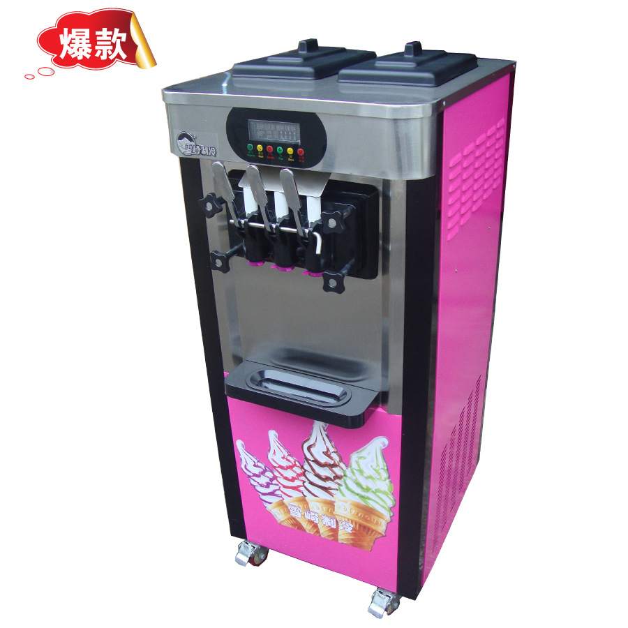 廠家直銷 雪崎商用冰淇淋機(jī)創(chuàng)業(yè)設(shè)備 凍酸奶雪糕軟冰激凌機(jī)