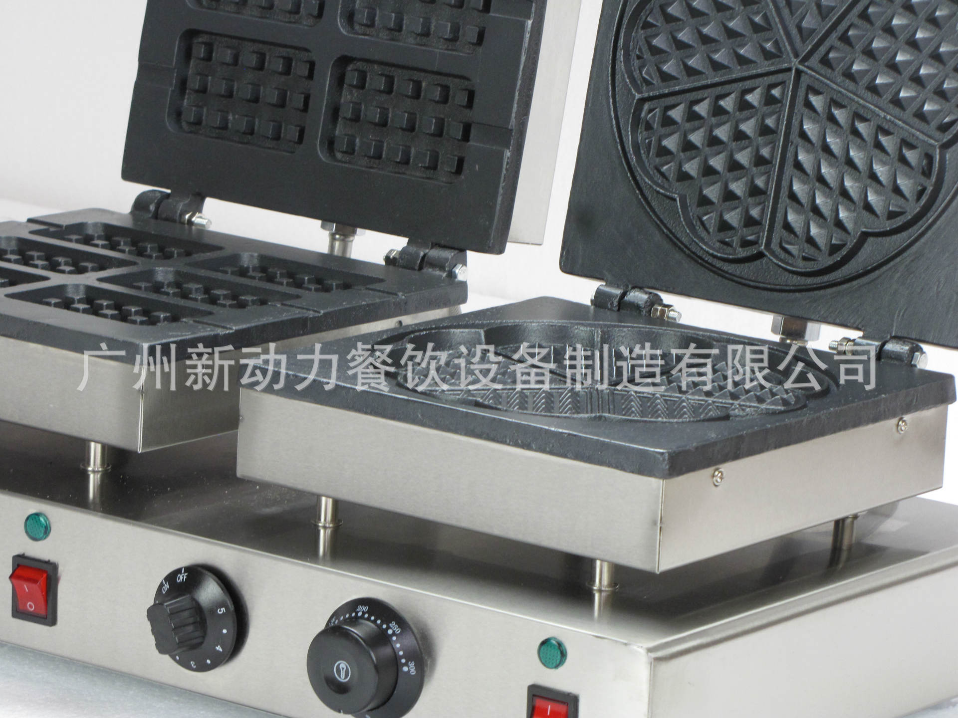 廠家直銷商用雙頭烘焙類小吃制作華夫餅機(jī) 早餐面包機(jī) 心形華夫機(jī)