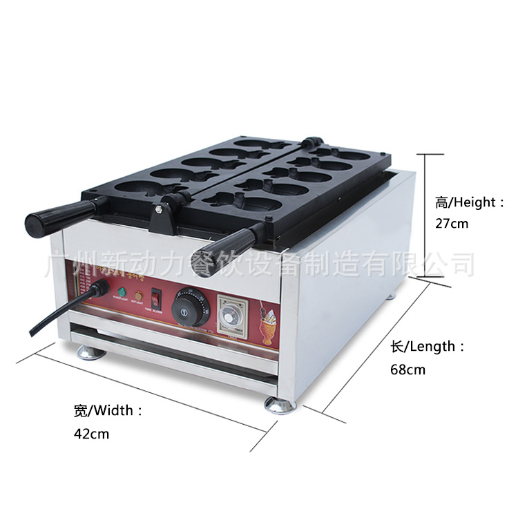 新款哆啦A夢形狀的華夫機(jī)/商用電熱叮當(dāng)貓華夫爐/新動力廠家直銷