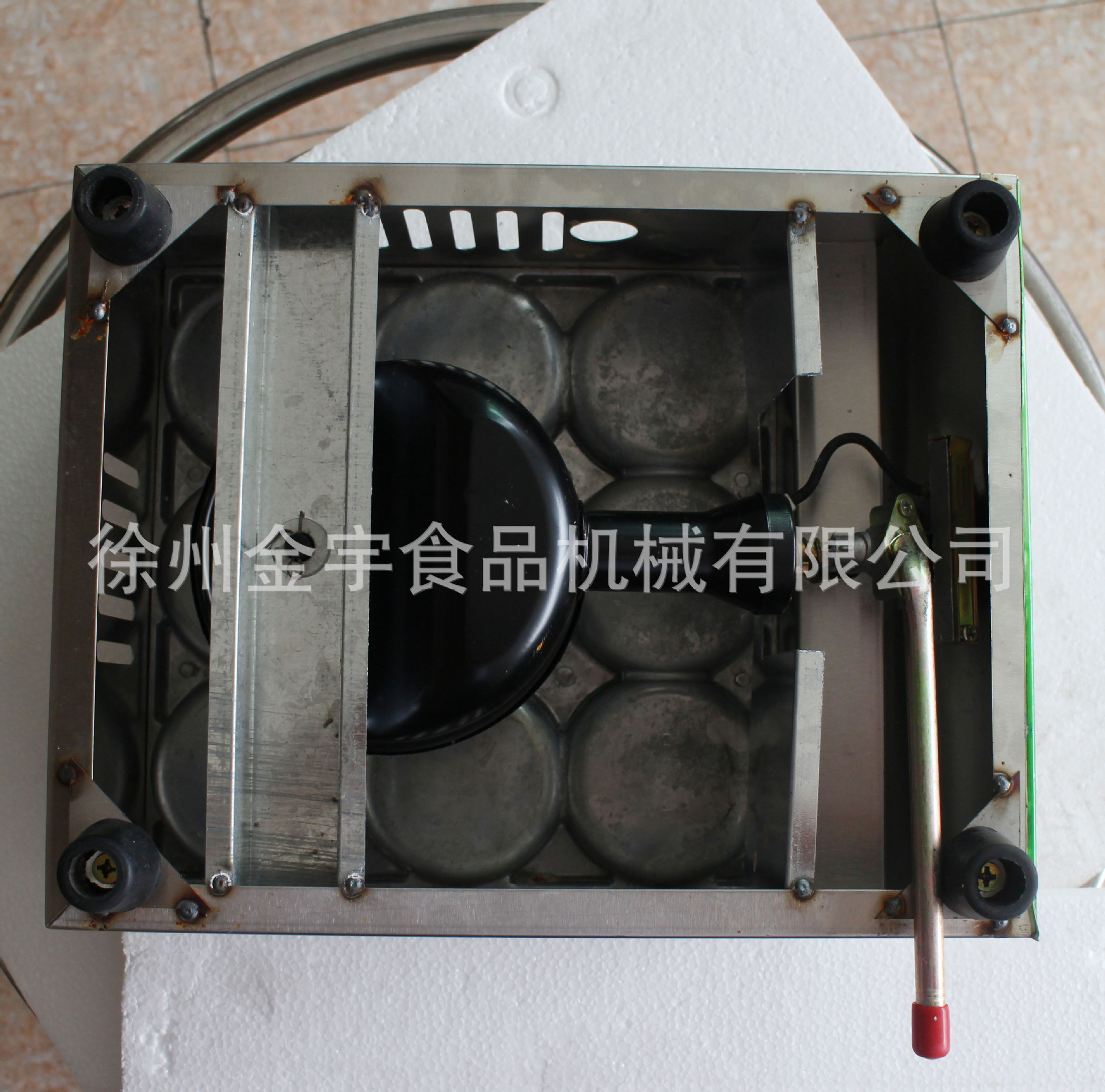 商用燃氣 烤漢堡機加厚九孔雞蛋漢堡機家用雞蛋餅機廠家批發(fā)