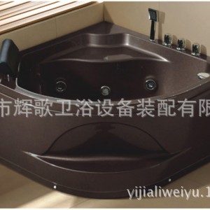 佛山輝歌衛浴高檔亞克力浴缸酒店工程專用沖浪按摩浴缸直銷