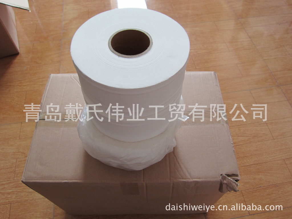 廠家批發100%純木漿雙層750克酒店用珍寶盤紙,廁所用紙,大卷紙