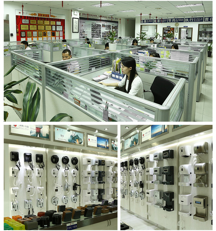 創(chuàng)點冷熱干手機全自動感應(yīng)家用超靜音烘手機酒店衛(wèi)生間烘手器