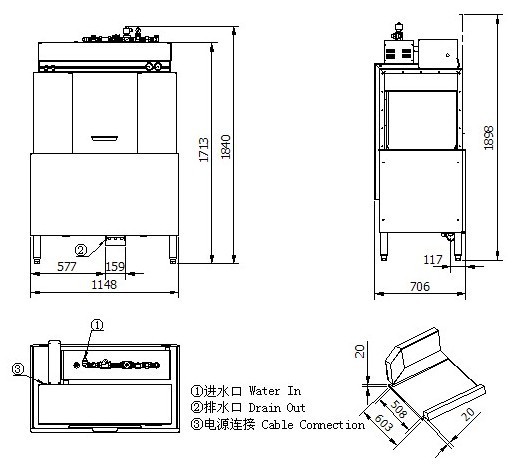 上海通道式洗碗機租賃,商用洗碗機 自動洗碗機 洗碗機出租 維修