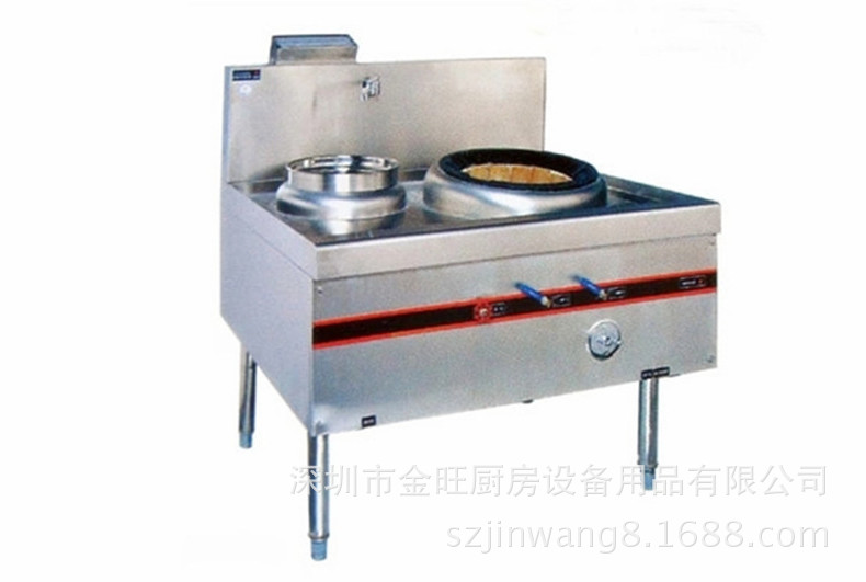 燃氣單頭單尾小炒爐 餐廳廚房設(shè)計廚具配套 商用廚房設(shè)備廠家