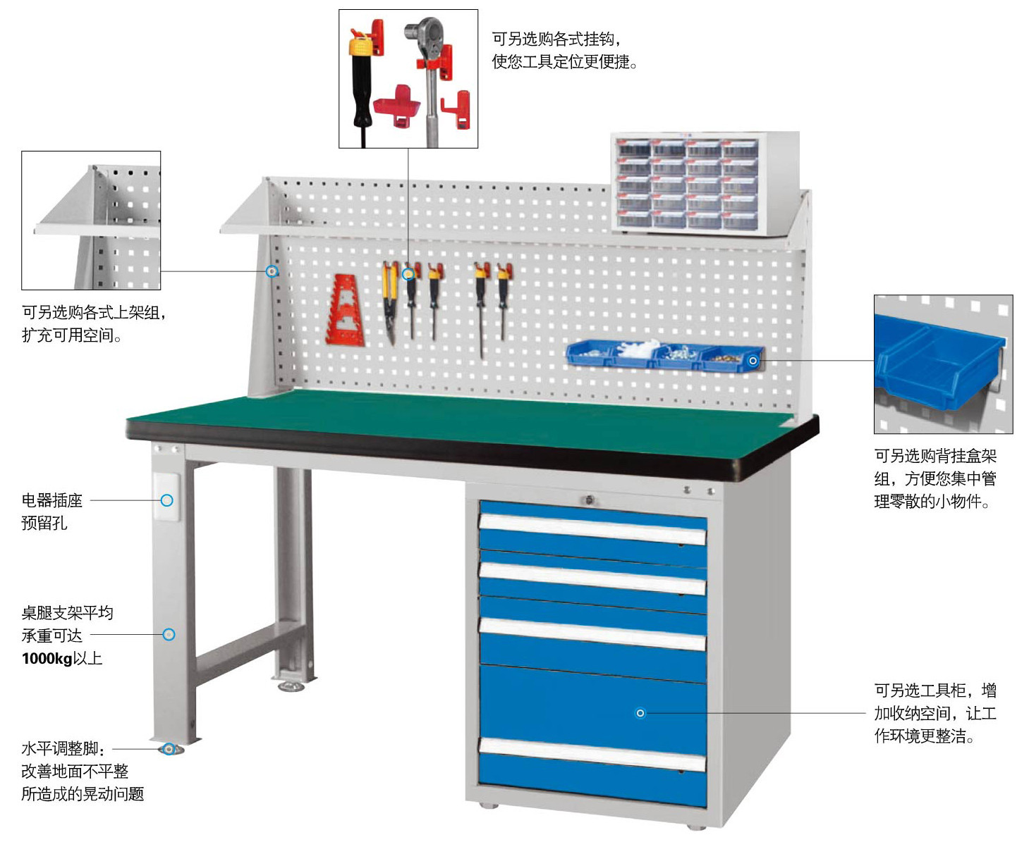廠家直銷生產(chǎn)線移動(dòng)工作臺(tái) 定做雙層工作桌升降工作臺(tái)批發(fā)