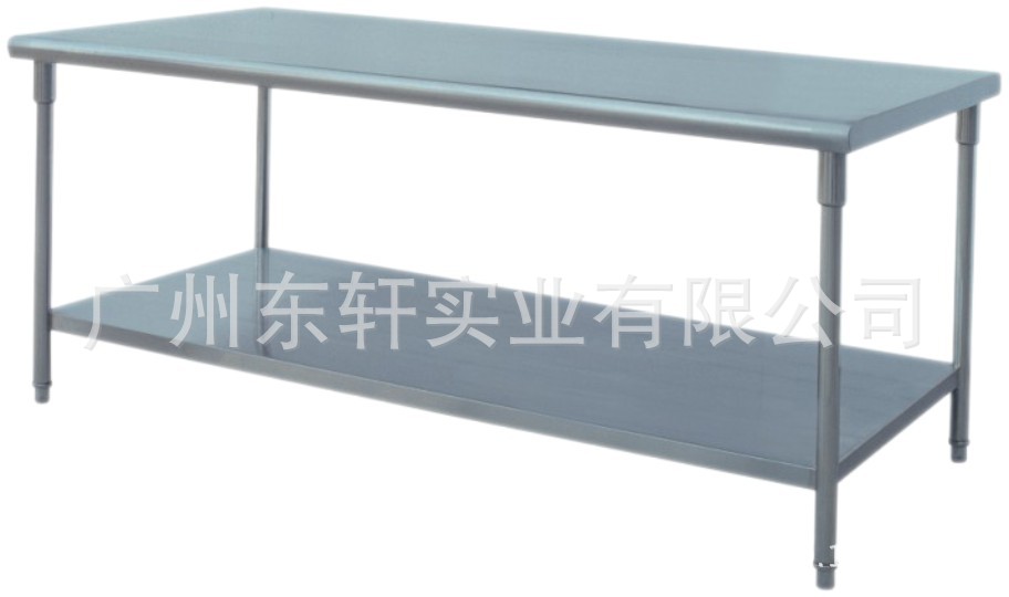 鋼操作臺(tái) 不銹鋼工作臺(tái) 切菜臺(tái) 調(diào)理臺(tái) 雙層臺(tái) 廠家直銷不銹鋼
