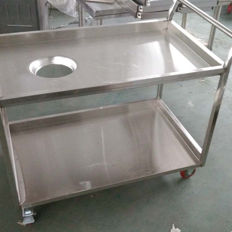 不銹鋼簡易收餐臺 供應(yīng)殘食臺 餐廳收碗臺 供應(yīng)餐廳設(shè)備【圖】