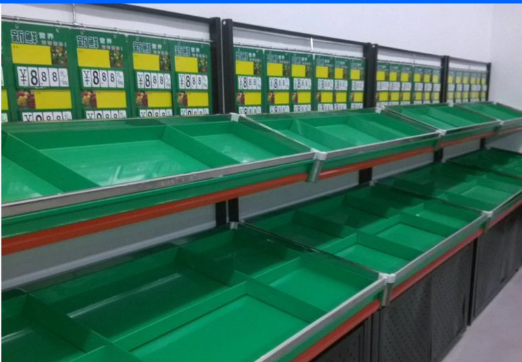 四層蔬菜水果架/水果架/超市貨架蔬菜架結(jié)實耐用SCJ